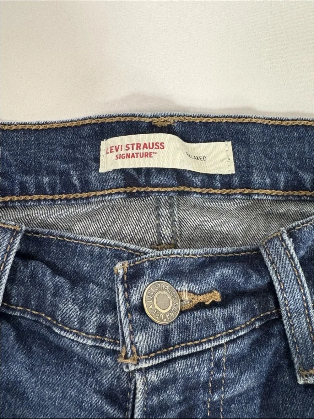 Levi's Denim Jeans in Deep Blue Wash